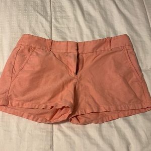 Coral jcrew shorts
